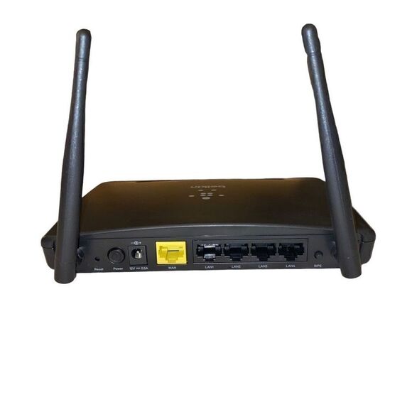 Belkin N300 4 Port Wi-Fi N Wireless Router Strong Range 300 Mbps Model F9K1007 - Picture 7 of 13